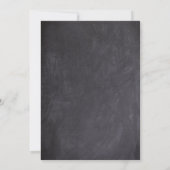 Zwart toetsenbord Fotodatum kalender Save The Date (Achterkant)