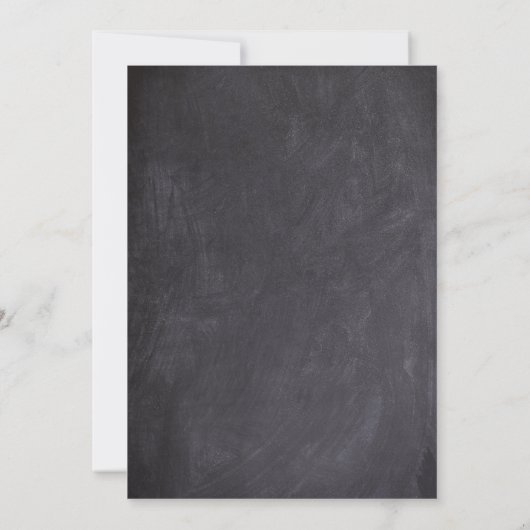 Zwart toetsenbord Fotodatum kalender Save The Date (Achterkant)