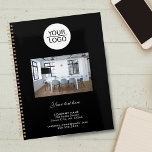 Zwart Toevoegen Logo Aangepaste tekst Foto Kantoor Planner<br><div class="desc">Zwart Toevoegen Logo Aangepaste tekst Foto Kantoor Company Planner. Voeg uw logo en bedrijfsfoto in en pas de tekst,  bedrijfsnaam,  adres en contactgegevens aan. Zakelijke promotie- en marketingmappen of weggeefmappen voor uw klanten en zakenpartners.</div>