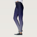 Zwart tot diep Paarse ombre gradiënt vervagen Leggings<br><div class="desc">Leggings verloop</div>