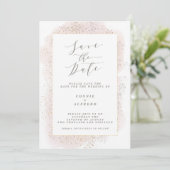 ZWART TOUCCES BEWAREN DE DATUM SAVE THE DATE (Staand voorkant)