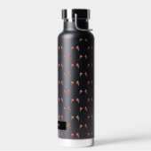 Zwart Transparant IJspatroon met Naam Waterfles (Links)