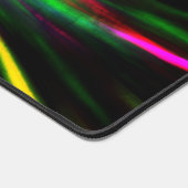 Zwart Trendy Modern Color Splash Bureaumat (Hoek)