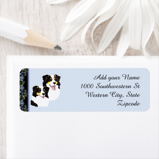 Zwart TRI Aussies Retouradres Label (Insitu)