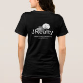 Zwart Tri-Blend Shirt (Achterkant)