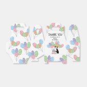 Zwart Tri Kleur Aussiedoodle Verjaardag Bedankt Bedankdoosjes (Uitgevouwen)