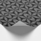 Zwart tri Star Geometry-prullenbak Cadeaupapier (Hoek)