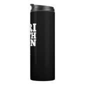 Zwart · Triathlon Motivatie Thermosbeker (Geroteerd rechts)