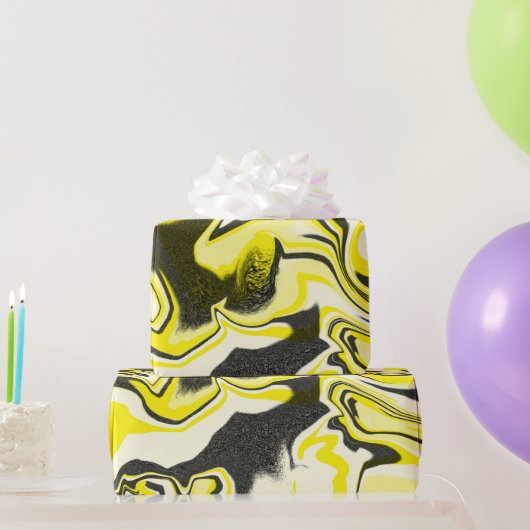 Zwart Turbo Light Cadeaupapier (Feestgeschenken)