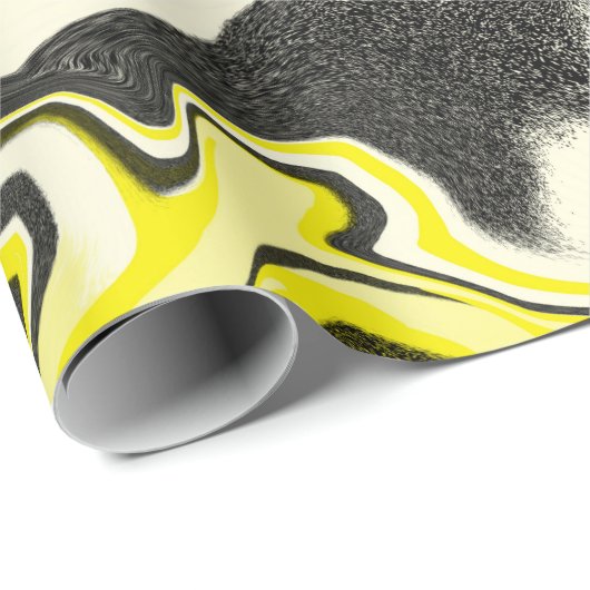 Zwart Turbo Light Cadeaupapier (Rol Hoek)