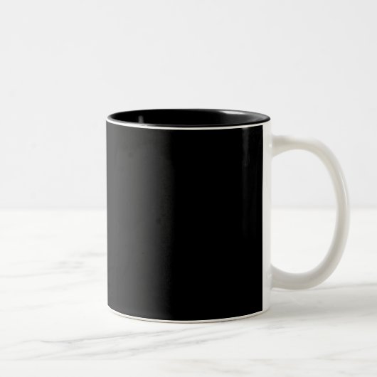 Zwart Tweekleurige Koffiemok (Rechts)