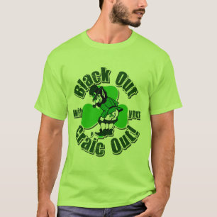 Zwart uit met je kraan uit t-shirt