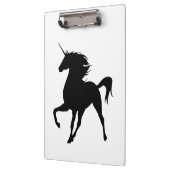 Zwart Unicorn Silhouette-klembord Klembord (Links)
