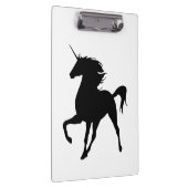 Zwart Unicorn Silhouette-klembord Klembord (Rechts)