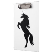 Zwart Unicorn Silhouette-klembord Klembord (Links)