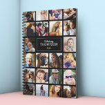 Zwart Uw Foto's Insta Collage 2025 Planner<br><div class="desc">Ontdek de perfecte mix van persoonlijke organisatie en tijdloze herinneringen met onze Black 2025 Photo Insta Collage Planner. Deze planner is doordrenkt met 22 van je favoriete foto's, jouw namen en het jaar, en is een charmante aandenken om je te helpen op het goede spoor te blijven met je plannen...</div>