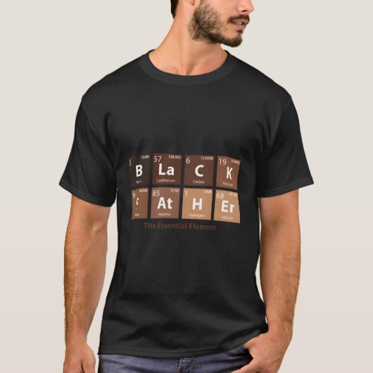 Zwart Vader Essential Elet Vaderdag Zwart Vader T-shirt (Voorkant)