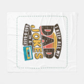 Zwart - Vaderdag Beste vader ter wereld Fleece Deken (Voorkant (Horizontaal))