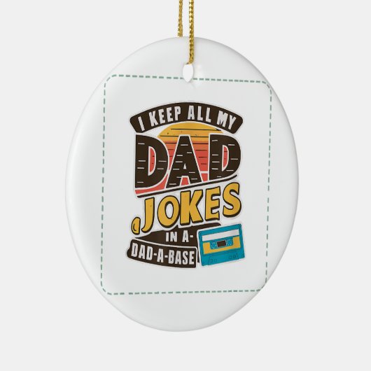 Zwart - Vaderdag Beste vader ter wereld Keramisch Ornament (Rechts)