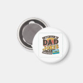 Zwart - Vaderdag Beste vader ter wereld Magneet (Voorkant / Achterkant)