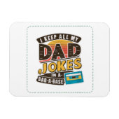 Zwart - Vaderdag Beste vader ter wereld Magneet (Horizontaal)