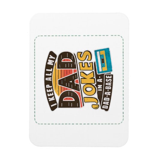 Zwart - Vaderdag Beste vader ter wereld Magneet (Verticaal)