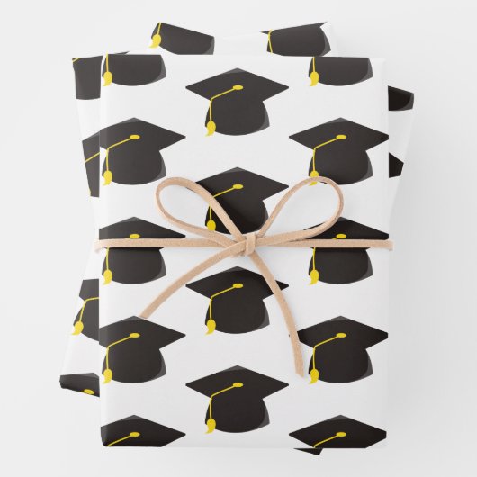 Zwart vak met witte achtergrond inpakpapier vel (In situ)