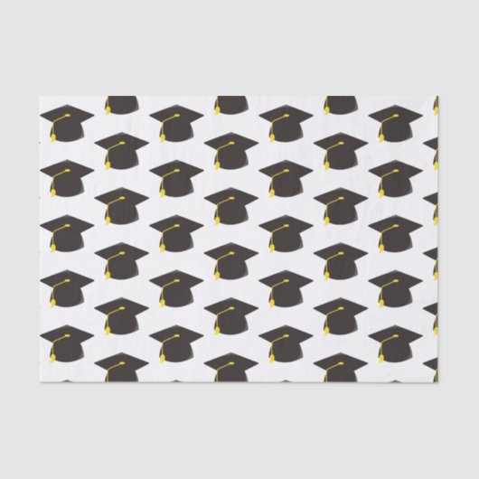 Zwart vak met witte achtergrond tissuepapier (Voorkant)