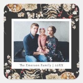 Zwart Vakantie Foto Sticker