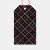 Zwart Vakantie Plaid Foto Kerstmis Cadeaulabel (Achterkant)