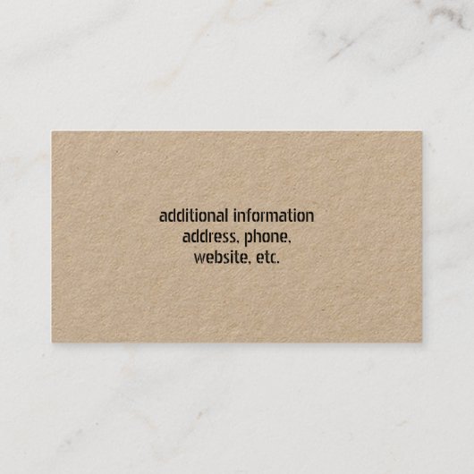 Zwart Varken Silhouet Eenvoudig Boerderij Dier Lan Visitekaartje (Achterkant)