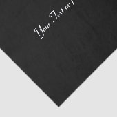 Zwart - vast - geen patroon tissuepapier (Detail)