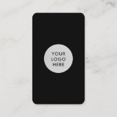 Zwart Verbind met ons QR-code Visitekaartje (Achterkant)