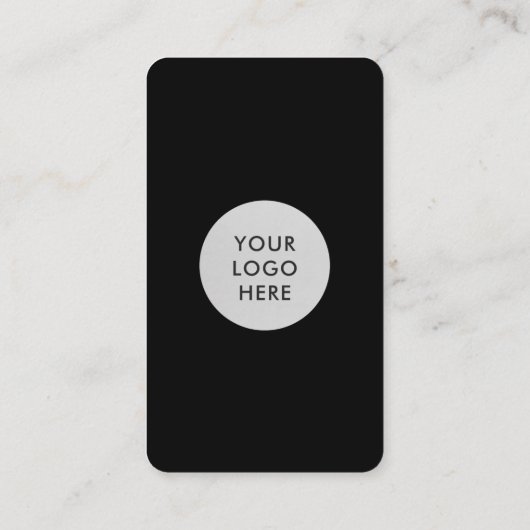 Zwart Verbind met ons QR-code Visitekaartje (Achterkant)