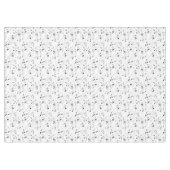 Zwart verf splatter patroon tafelkleed (Voorkant (Horizontaal))