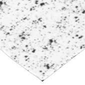 Zwart verf splatter patroon tafelkleed (Gekanteld)