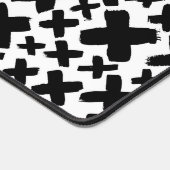 Zwart verfspatroon bureaumat (Hoek)