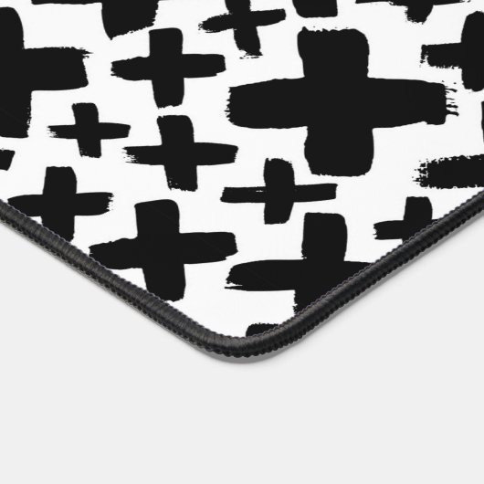 Zwart verfspatroon bureaumat (Hoek)