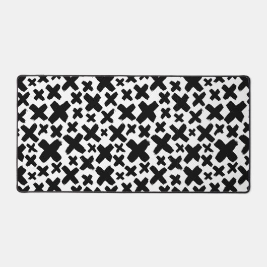 Zwart verfspatroon bureaumat (Voorkant)