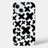 Zwart verfspatroon Case-Mate iPhone case (Achterkant)