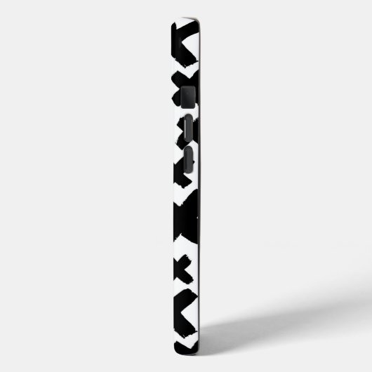 Zwart verfspatroon Case-Mate iPhone case (Achterkant / Links)