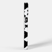 Zwart verfspatroon Case-Mate iPhone case (Achterkant / Rechts)