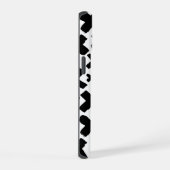 Zwart verfspatroon iPhone 15 case (Rechterkant)