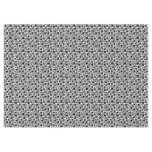 Zwart verfspatroon tafelkleed (Voorkant (Horizontaal))