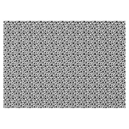 Zwart verfspatroon tafelkleed (Voorkant (Horizontaal))