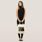 zwart veulen kastanje veulen twee baby paarden tote bag (Voorkant (model))