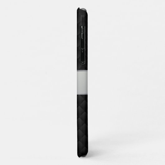 Zwart vierkant Case-Mate iPhone case (Achterkant/links)