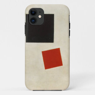 Zwart Vierkant en Rood Vierkant van Kazimir Malevi iPhone 11 Hoesje