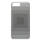 Zwart vierkant geometrisch Case-Mate iPhone case (Achterkant)
