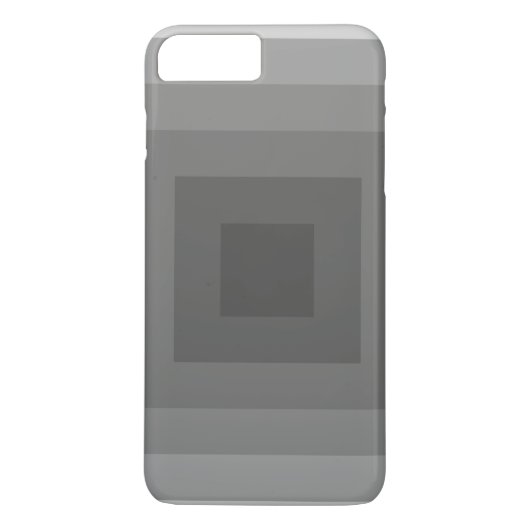 Zwart vierkant geometrisch Case-Mate iPhone case (Achterkant)
